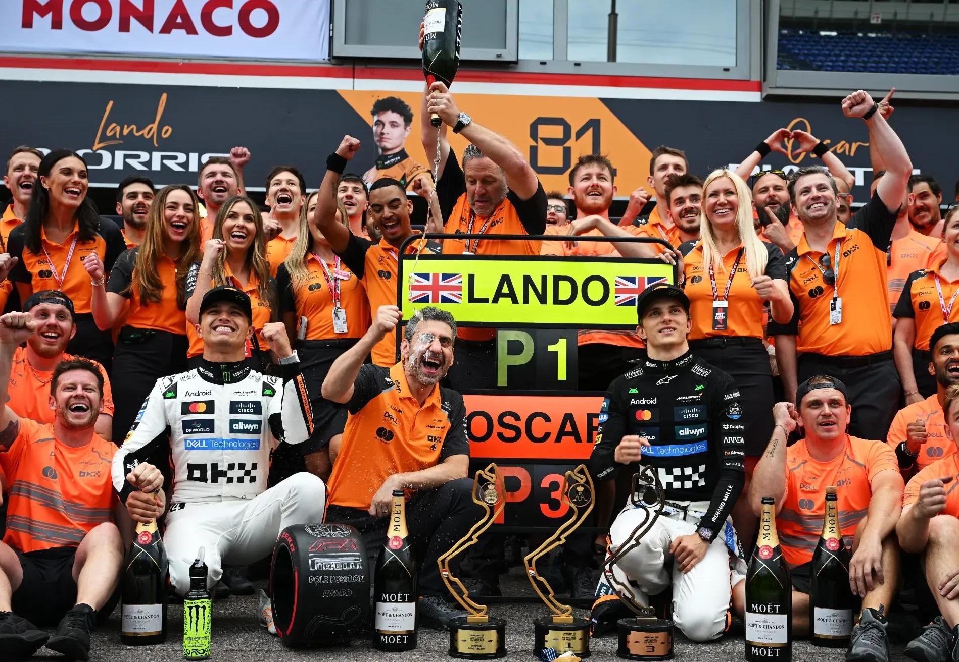 红牛车队轻取索伯车队，诺里斯状态火热